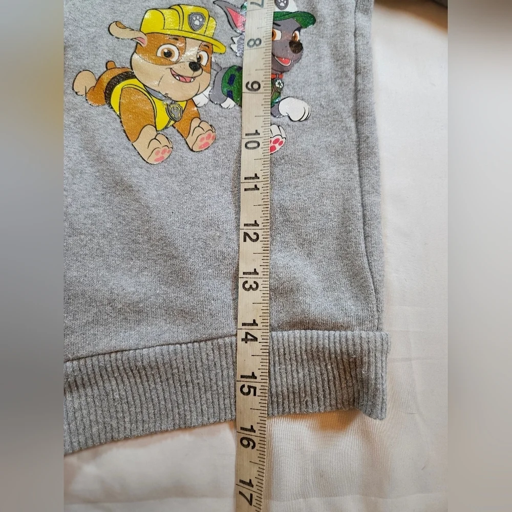 Nickelodeon Boys Gray Team Paw Patrol Long Sleeve Zip Up Hoodie Size 6